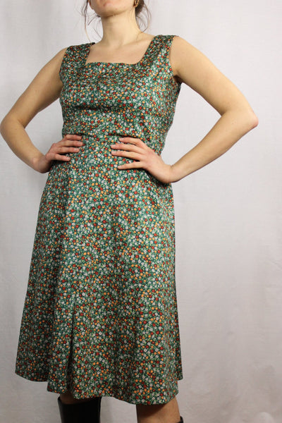 Floral Women's Dress Size 38/40-Dresses & Jumpsuits-Bij Ons Vintage-38/40-Bij Ons Vintage