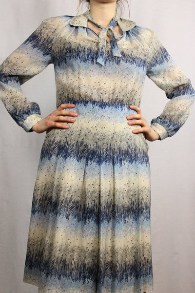 Polyester Women's Dress Size 38-Dresses & Jumpsuits-Bij Ons Vintage-38-Bij Ons Vintage