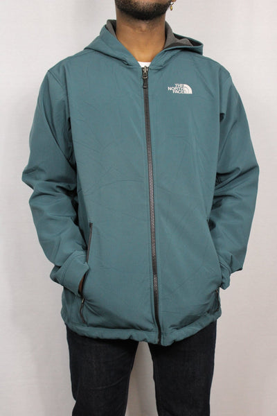 North Face Polyester Unisex Branded Sport Jackets Green Size L-Jackets-Bij Ons Vintage-L-Bij Ons Vintage