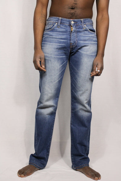 Levi's Cotton Men's Denim Jeans Blue Size 30/34-Trousers-Bij Ons Vintage-30/34-Bij Ons Vintage