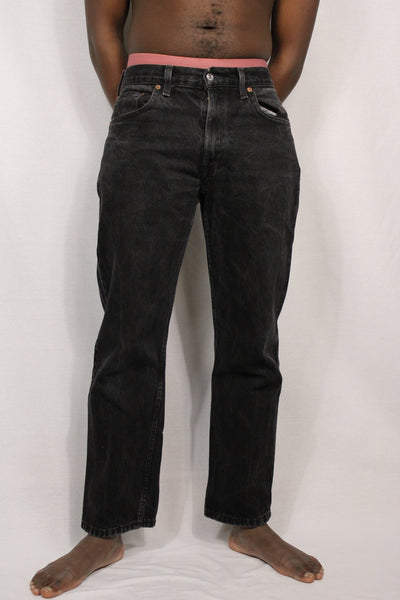 Levi's Cotton Men's Denim Jeans Black Size 30/30-Trousers-Bij Ons Vintage-30/30-Bij Ons Vintage